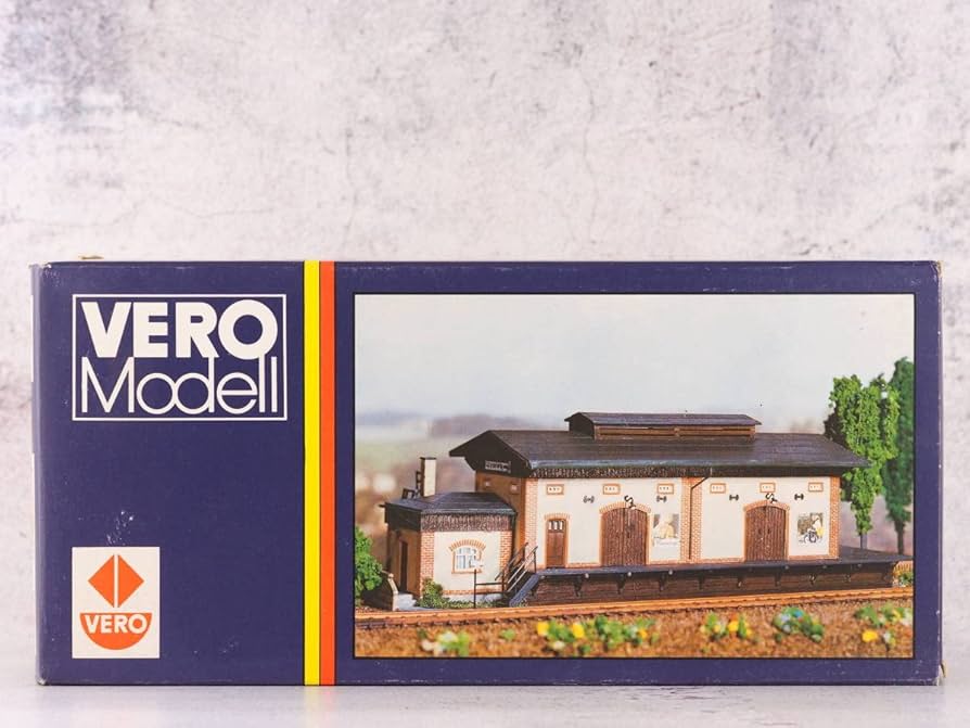 Amazon.co.jp: HOゲージ VERO 模型 ストラクチャー 貨物倉庫